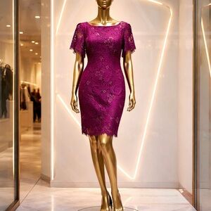 Ivanka Trump Purple Lace Dress